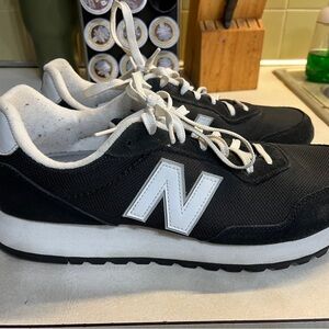 New Balance Classic Black and White Shoes